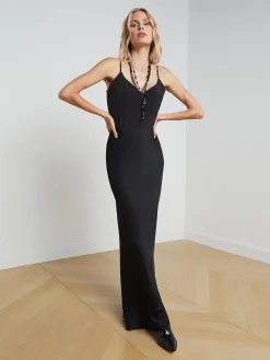 Zeta Satin Maxi Skirt