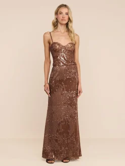 Zeta Sequin Maxi Skirt